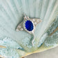 Sea Glass Eagle Ray Pendant (a)