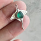 Sea Glass Eagle Ray Pendant (b)