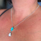 Turquoise Shell Necklace (b)