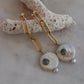 Paperclip Pearl Earrings