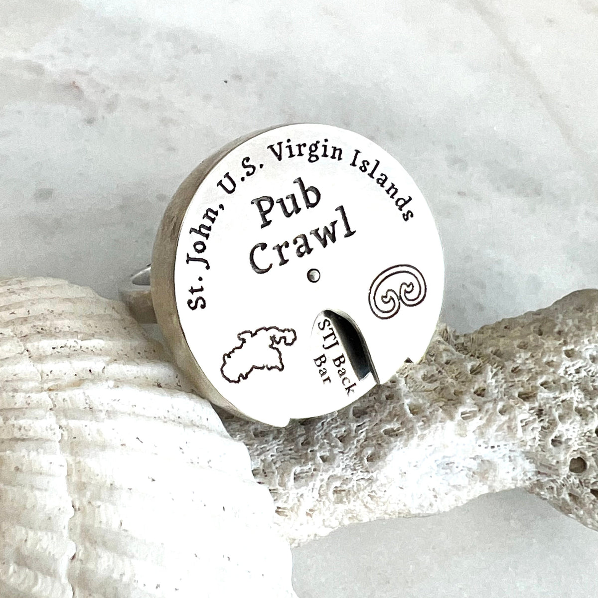 STJ Pub Crawl Spinner Ring