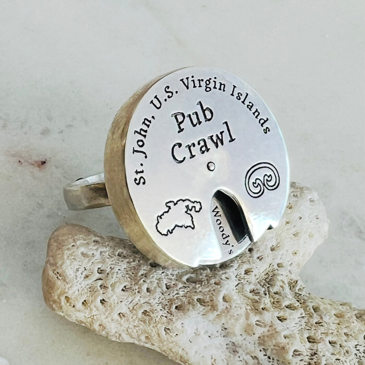 STJ Pub Crawl Spinner Ring