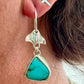 Manta Ray Turquoise Earrings (b)