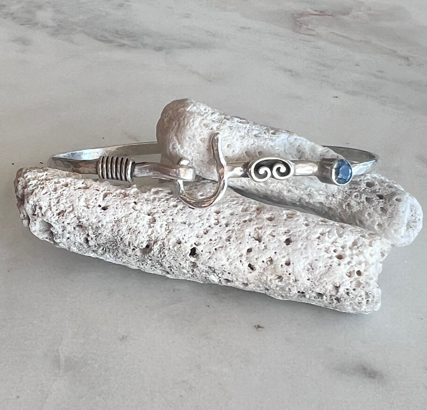 STJ Hook Bracelet w/ Topaz