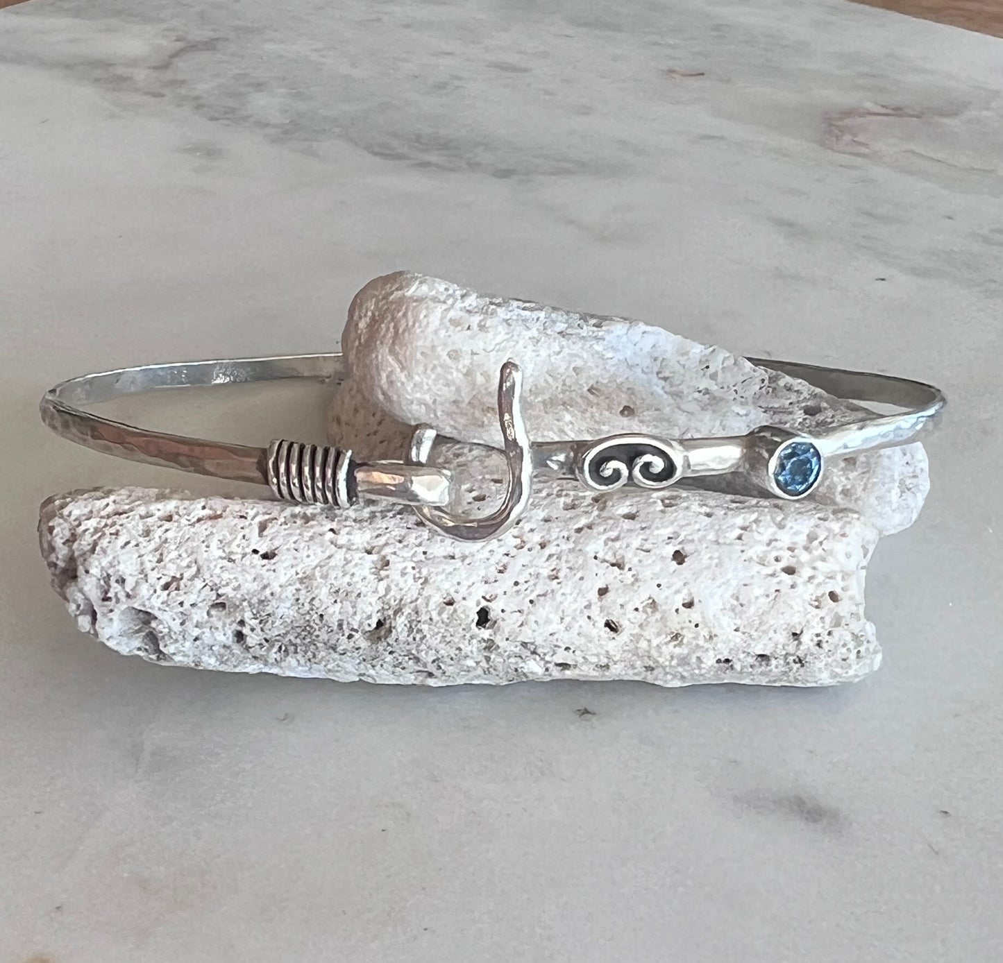 STJ Hook Bracelet w/ Topaz