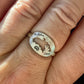 Silver ring with 'St. John USVI' engraving