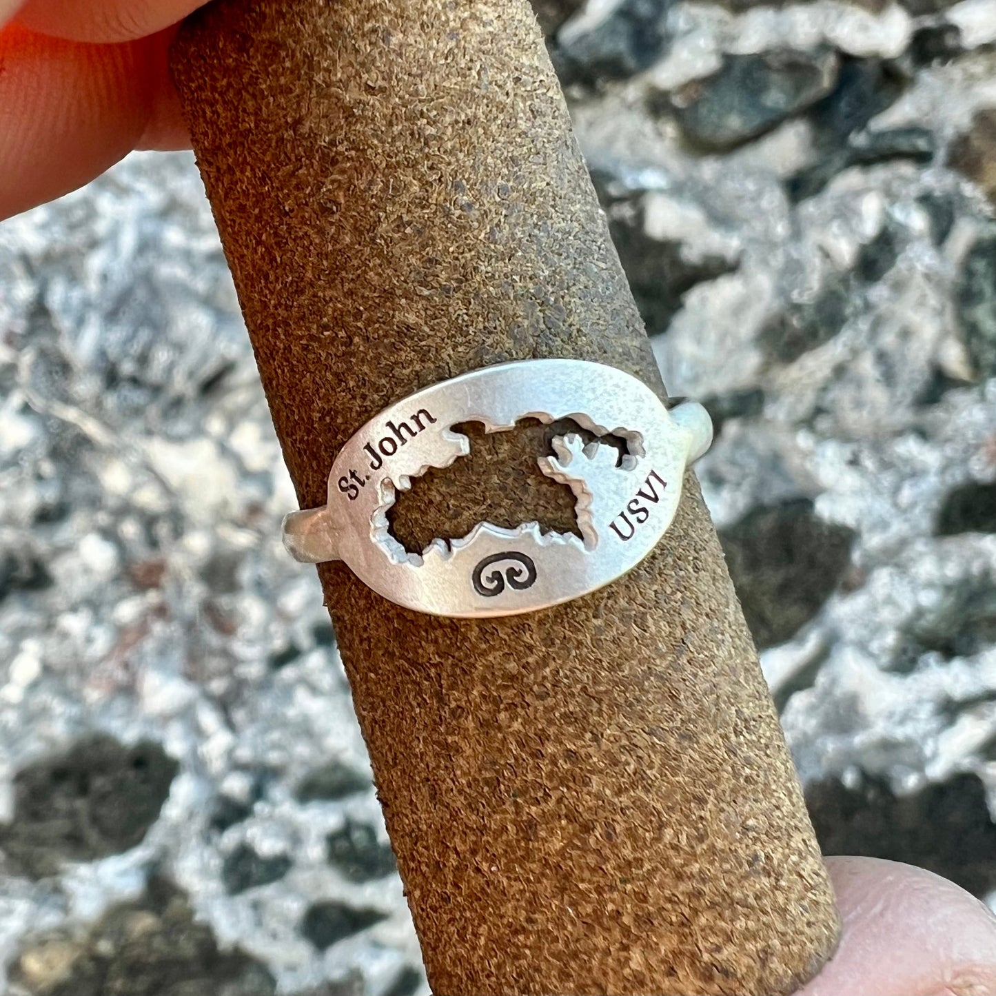 STJ Petroglyph Ring