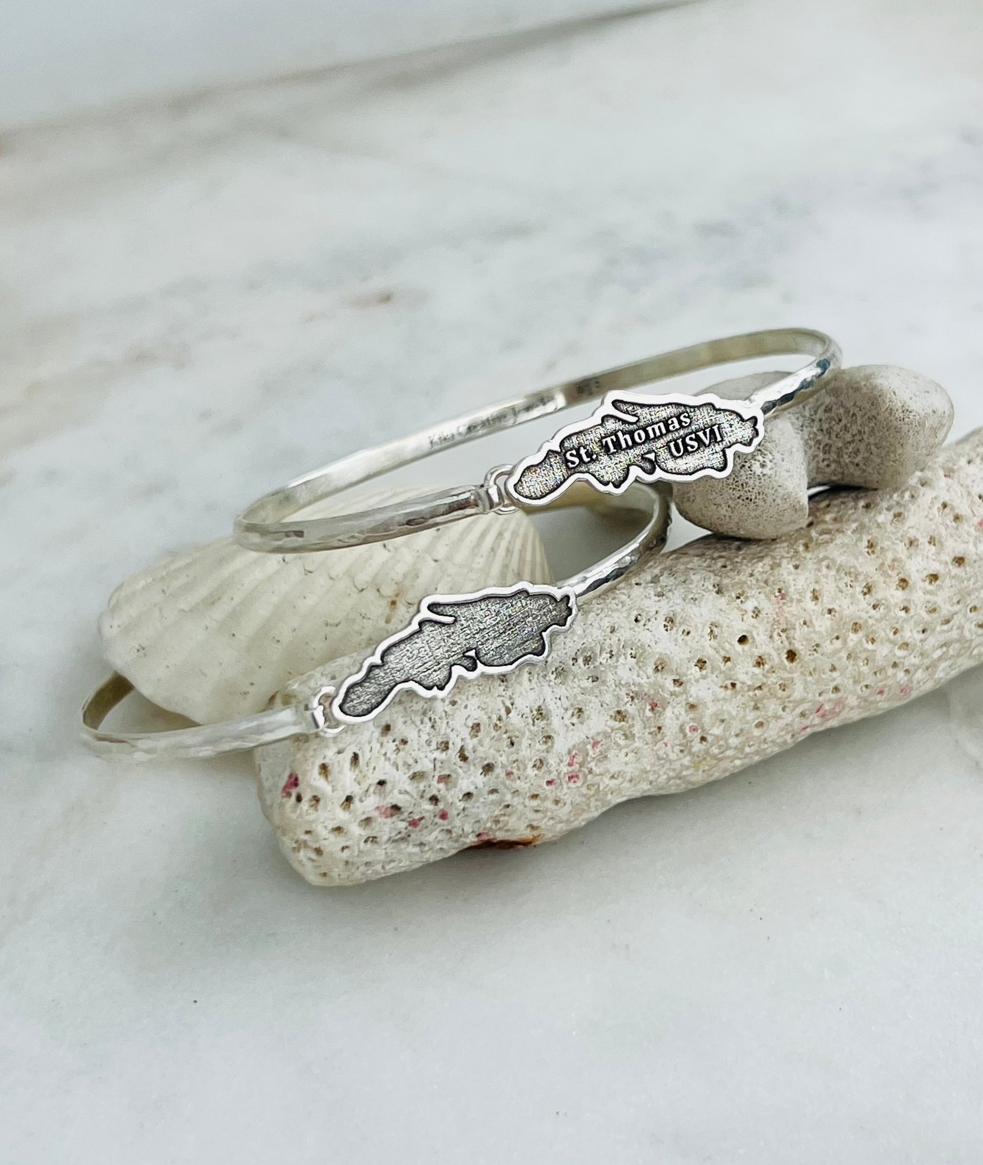 silver hook bracelets St Thomas