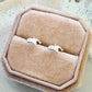 Tiny silver stud earrings