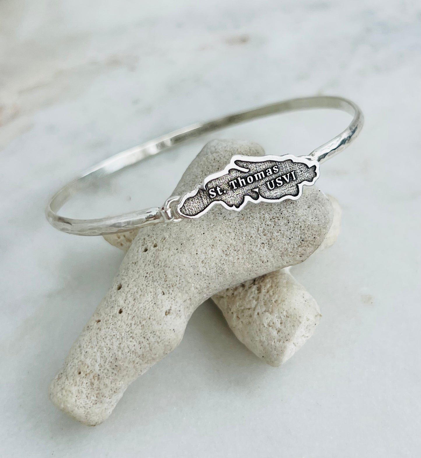 silver STT island bracelet