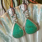 Turtle Turquoise Earrings (b)