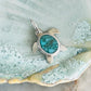 Turquoise Inlay Turtle Pendant (e)