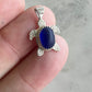 Sea Glass Turtle Pendant (f)