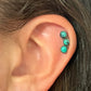 Variscite Cartilage Earring