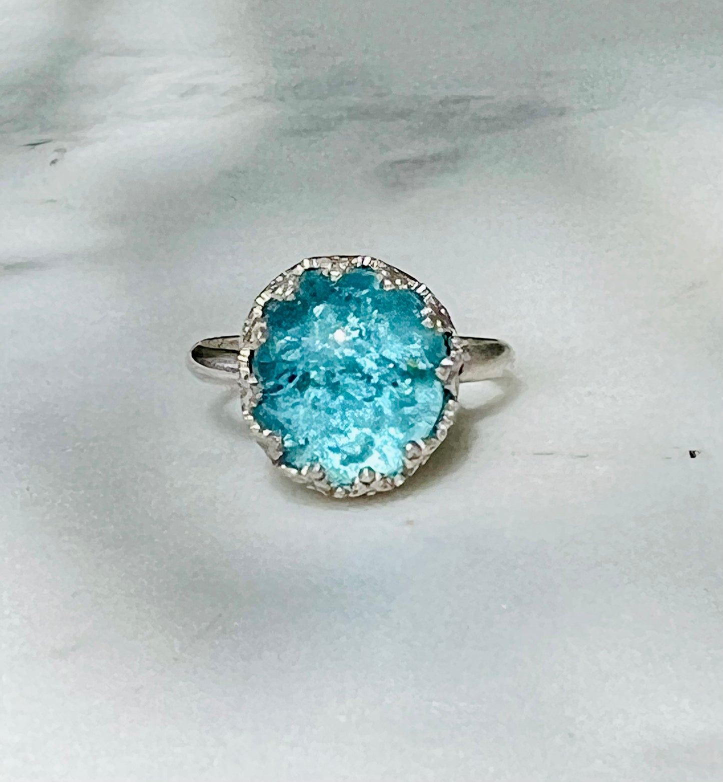 Caribbean Ocean Sand Ring (Size 6.25)