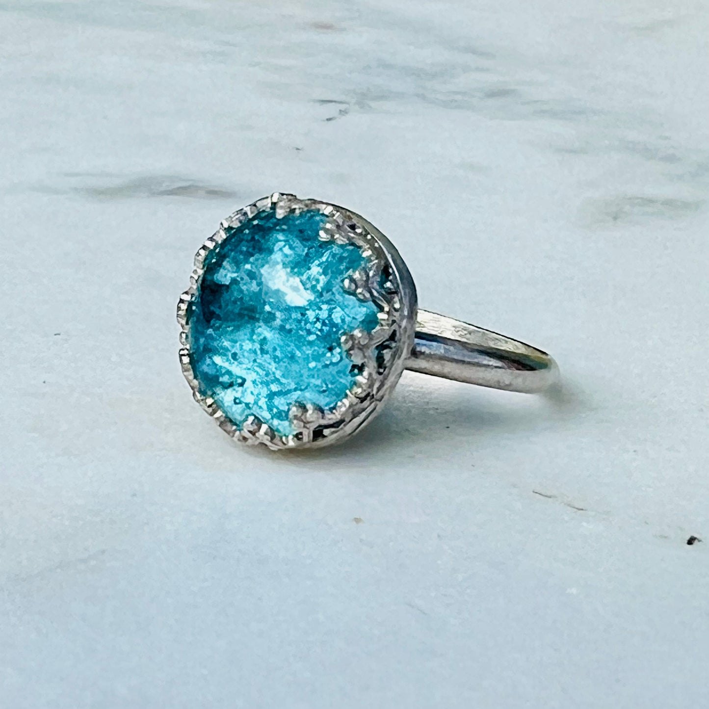 Caribbean Ocean Sand Ring (Size 6.25)